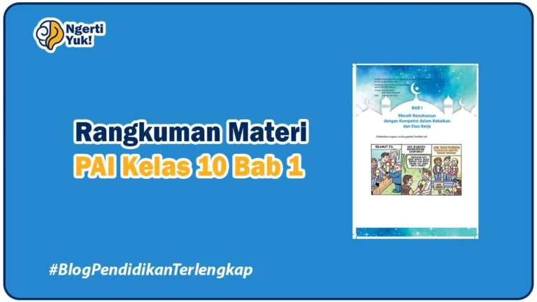 Rangkuman Materi PAI Kelas 10 Bab 1 Rev 2