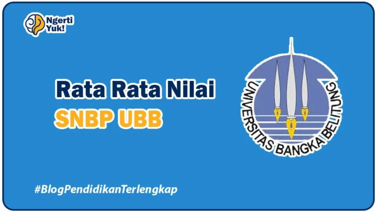 Rata Rata Nilai SNBP UBB