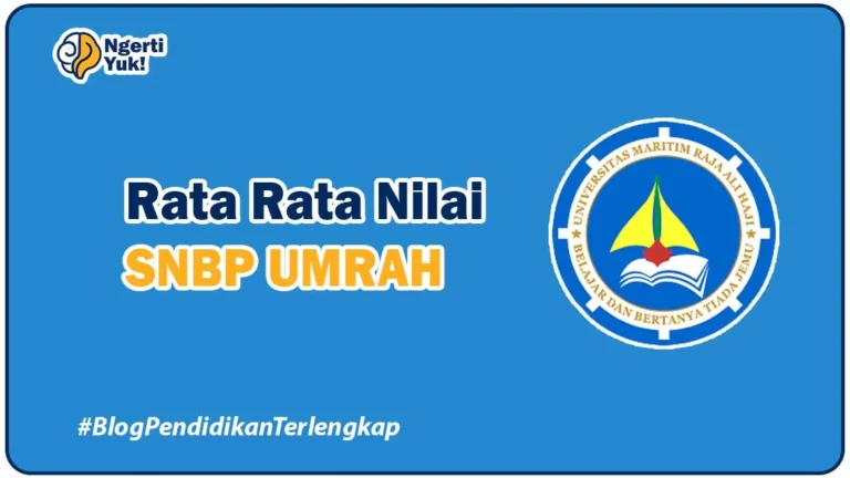 Rata Rata Nilai SNBP UMRAH