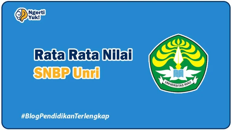 Rata Rata Nilai SNBP Unri