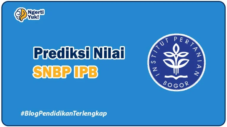Prediksi Nilai SNBP IPB