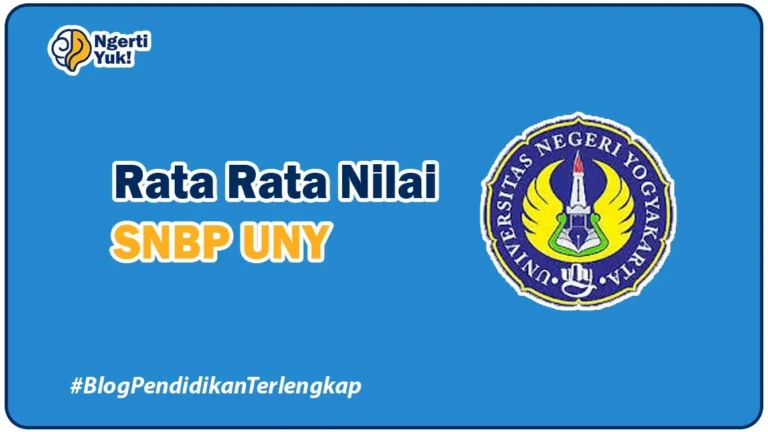Rata Rata Nilai SNBP UNY