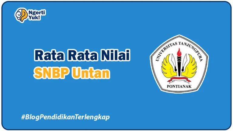 Rata Rata Nilai SNBP Untan